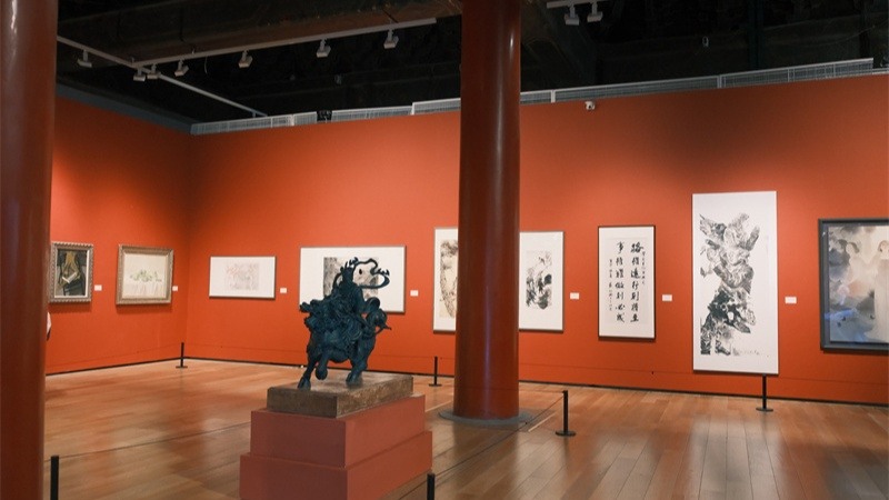中国艺术研究院美术展亮相太庙 展现艺术文脉传承