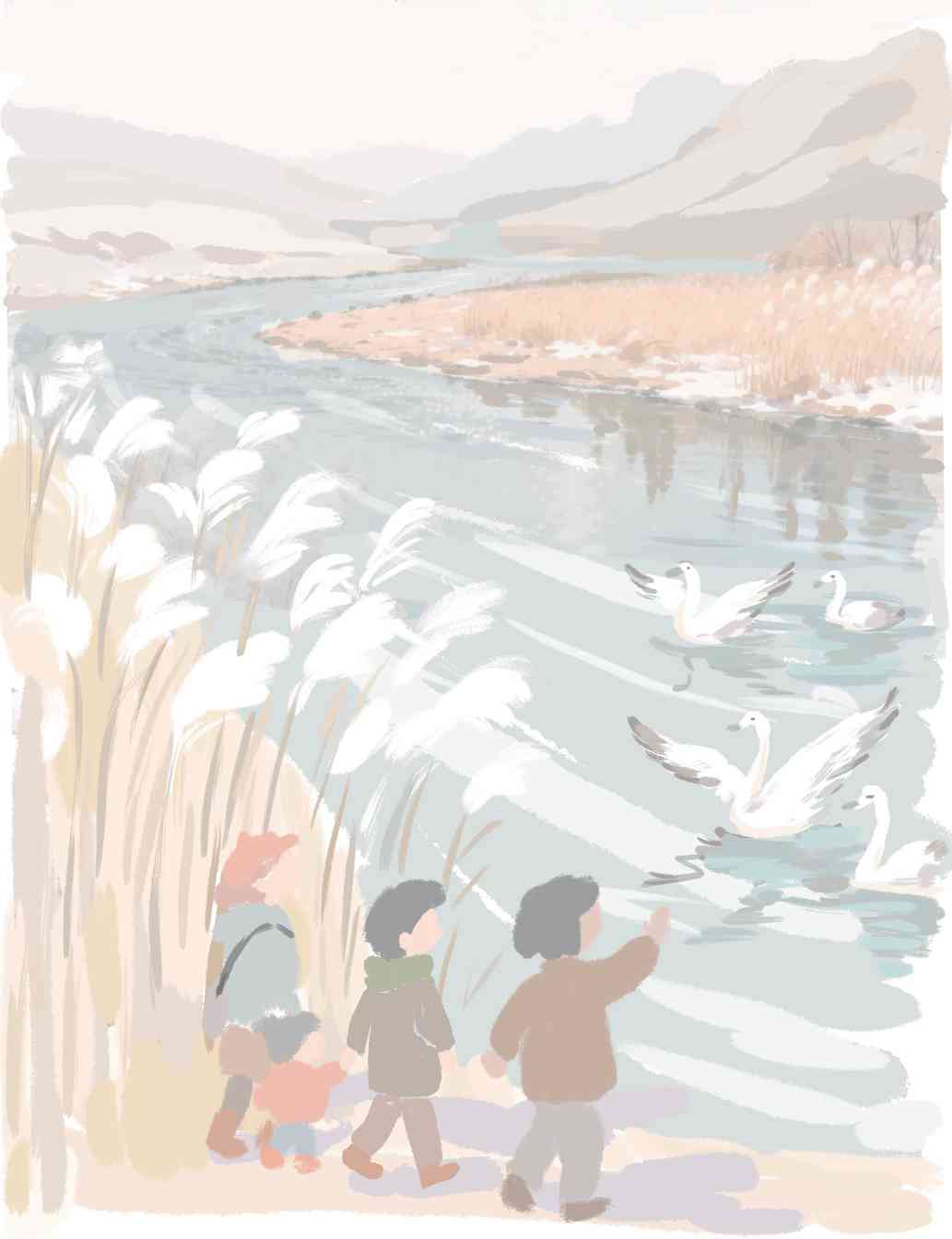 达川三河口天鹅滩：冬日里邂逅西伯利亚来客的静谧之旅