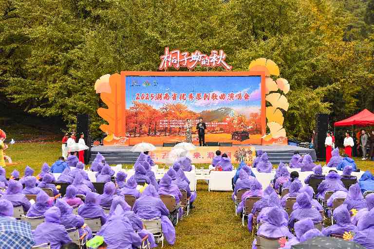湖南原创歌曲演唱会在桐子坳景区举办 文旅融合展现多元魅力