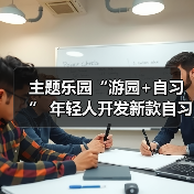 主题乐园“游园+自习” 年轻人开发新款自习室(图4) 主题乐园“游园+自习” 年轻人开发新款自习室(图4)