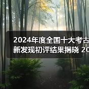 2024年度全国十大考古新发现初评结果揭晓 20个项目入围终评(图3) 2024年度全国十大考古新发现初评结果揭晓 20个项目入围终评(图3)