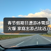 春节假期非遗游冰雪游火爆 家庭出游占比近八成（图1）