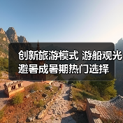 创新旅游模式 游船观光避暑成暑期热门选择(图1) 创新旅游模式 游船观光避暑成暑期热门选择(图1)