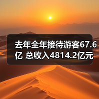 去年全年接待游客67.6亿 总收入4814.2亿元(图4) 去年全年接待游客67.6亿 总收入4814.2亿元(图4)