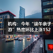 机构:今年“端午亲子游”热度环比上涨152%(图1) 机构:今年“端午亲子游”热度环比上涨152%(图1)