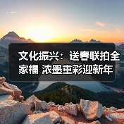 文化振兴:送春联拍全家福 浓墨重彩迎新年(图2) 文化振兴:送春联拍全家福 浓墨重彩迎新年(图2)
