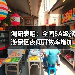 调研表明:全国5A级旅游景区夜间开放率增加至63%(图4) 调研表明:全国5A级旅游景区夜间开放率增加至63%(图4)