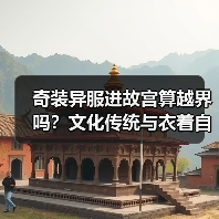 奇装异服进故宫算越界吗?文化传统与衣着自由谁更优先?(图2) 奇装异服进故宫算越界吗?文化传统与衣着自由谁更优先?(图2)