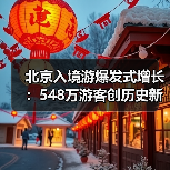 北京入境游爆发式增长：548万游客创历史新高（图1）