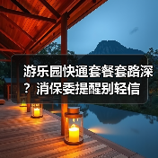 游乐园快通套餐套路深?消保委提醒别轻信(图2) 游乐园快通套餐套路深?消保委提醒别轻信(图2)