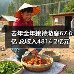 去年全年接待游客67.6亿 总收入4814.2亿元（图3）