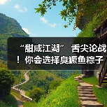 “甜咸江湖” 舌尖论战!你会选择臭鳜鱼粽子吗?(图4) “甜咸江湖” 舌尖论战!你会选择臭鳜鱼粽子吗?(图4)