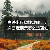 高铁出行省钱攻略:计次票定期票怎么选更划算?(图4) 高铁出行省钱攻略:计次票定期票怎么选更划算?(图4)