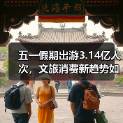 五一假期出游3.14亿人次，文旅消费新趋势如何激发市场活力？（图1）