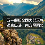 五一假期全国大部天气适宜出游,南方降雨北方沙尘需防范(图2) 五一假期全国大部天气适宜出游,南方降雨北方沙尘需防范(图2)