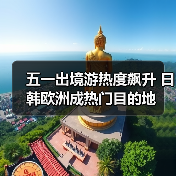 五一出境游热度飙升 日韩欧洲成热门目的地(图1) 五一出境游热度飙升 日韩欧洲成热门目的地(图1)