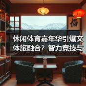 休闲体育嘉年华引爆文体旅融合？智力竞技与文化体验亮点抢先看（图2）
