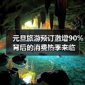 元旦旅游预订激增90%背后的消费热季来临(图1) 元旦旅游预订激增90%背后的消费热季来临(图1)