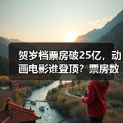 贺岁档票房破25亿，动画电影谁登顶？票房数据揭秘（图1）