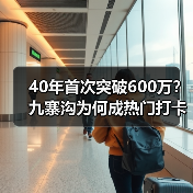 40年首次突破600万？九寨沟为何成热门打卡地？（图3）