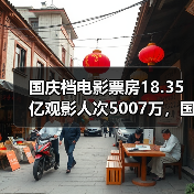 国庆档电影票房18.35亿观影人次5007万,国产影片占比近99%(图3) 国庆档电影票房18.35亿观影人次5007万,国产影片占比近99%(图3)
