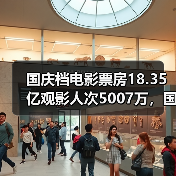 国庆档电影票房18.35亿观影人次5007万,国产影片占比近99%(图4) 国庆档电影票房18.35亿观影人次5007万,国产影片占比近99%(图4)