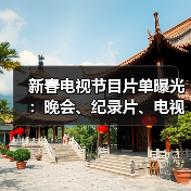 新春电视节目片单曝光:晚会、纪录片、电视剧亮点全解读(图4) 新春电视节目片单曝光:晚会、纪录片、电视剧亮点全解读(图4)