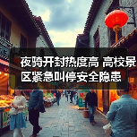 夜骑开封热潮下，安全与激情如何平衡？高校倡议减少非机动车道骑行