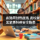 夜骑开封热度高 高校景区紧急叫停安全隐患（图3）