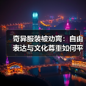 奇异服装被劝离:自由表达与文化尊重如何平衡?(图2) 奇异服装被劝离:自由表达与文化尊重如何平衡?(图2)