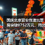 国庆北京营业性演出票房突破8752万元，同比增40%（图4）