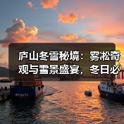 庐山冬雪秘境:雾凇奇观与雪景盛宴,冬日必游胜地(图4) 庐山冬雪秘境:雾凇奇观与雪景盛宴,冬日必游胜地(图4)