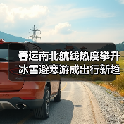 春运南北航线热度攀升 冰雪避寒游成出行新趋势（图2）