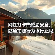 网红打卡热威胁安全,隧道拍照行为该停止吗(图1) 网红打卡热威胁安全,隧道拍照行为该停止吗(图1)