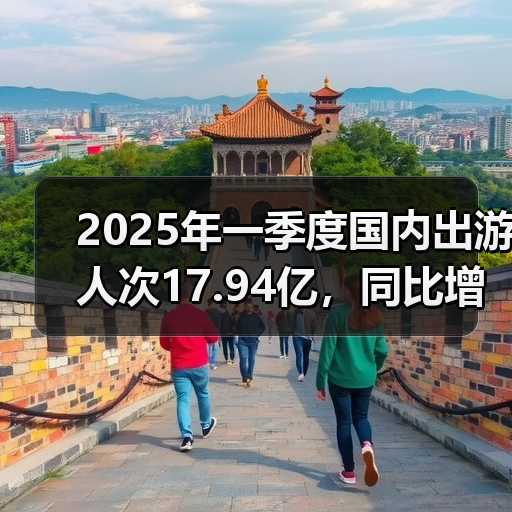 2025年一季度国内出游人次17.94亿，同比增长26.4%（图3）