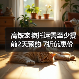 高铁宠物托运需至少提前2天预约 7折优惠价格（图3）