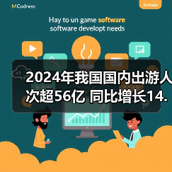 2024年我国国内出游人次超56亿 同比增长14.8%（图3）