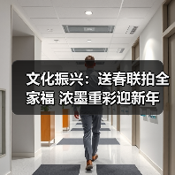 文化振兴：送春联拍全家福 浓墨重彩迎新年（图4）