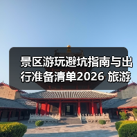 景区游玩避坑指南与出行准备清单2026 旅游防坑必备（图3）