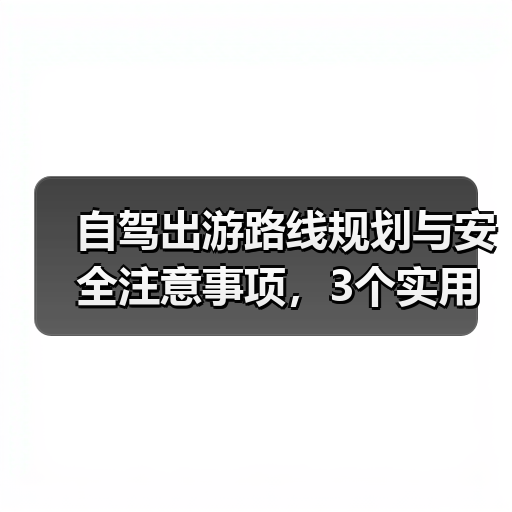 自驾出游路线规划与安全注意事项，3个实用方法（图4）