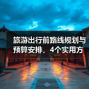 旅游出行前路线规划与预算安排，4个实用方法避坑（图2）