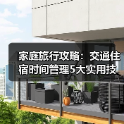 家庭旅行攻略：交通住宿时间管理5大实用技巧（图3）