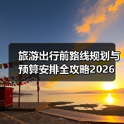 旅游出行前路线规划与预算安排全攻略2026（图2）