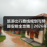 旅游出行路线规划与预算安排全攻略 | 2026年必备注意事项（图1）