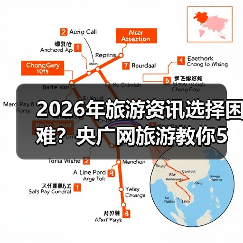 2026年旅游资讯选择困难？央广网旅游教你5个靠谱方法
