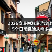 2026奇漫悦游旅游攻略：5个日常经验从需求判断到维护