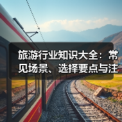 旅游行业知识大全：常见场景、选择要点与注意事项