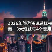 2026年旅游资讯选择指南：3大难题与4个实用方法（图1）