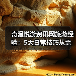 奇漫悦游资讯网旅游经验：5大日常技巧从需求判断到维护（图3）