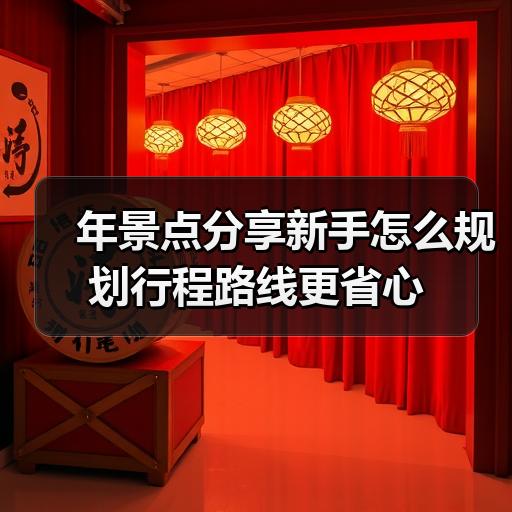 年景点分享新手怎么规划行程路线更省心